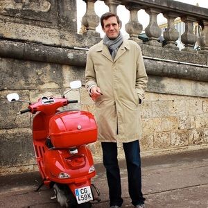 Charles Tyrwhitt Khaki Overcoat - Size 42